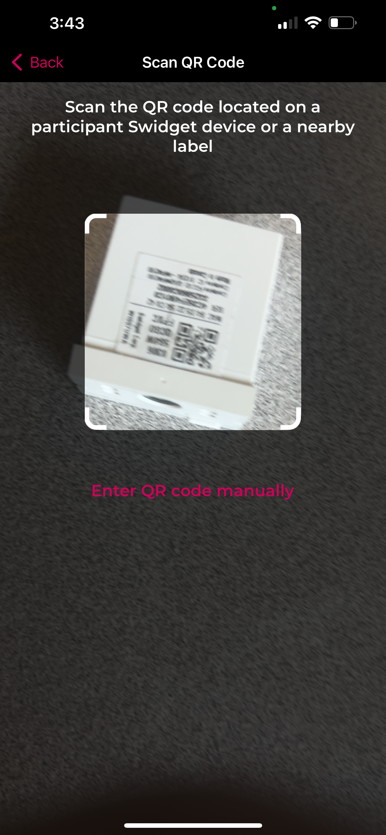 Scan Camera Insert