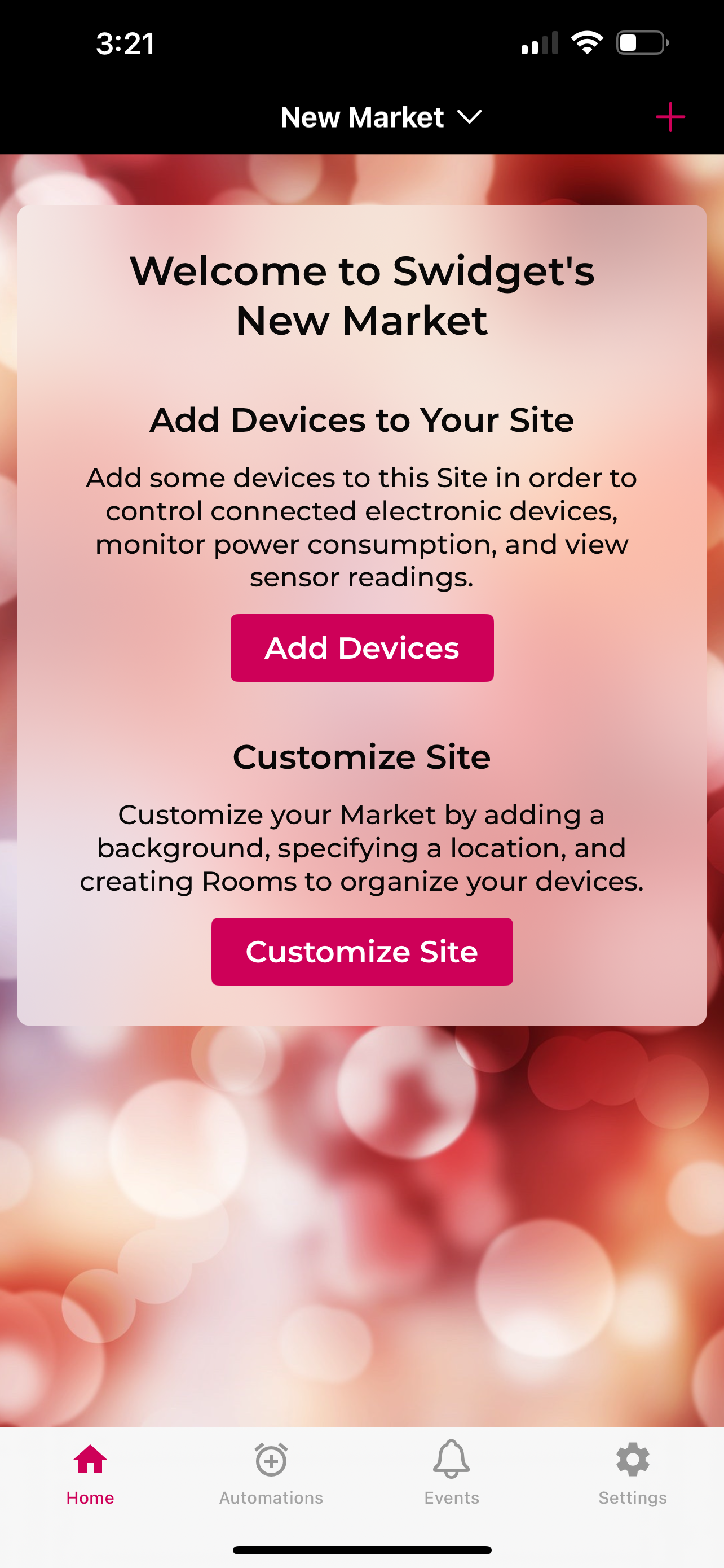 Home Screen