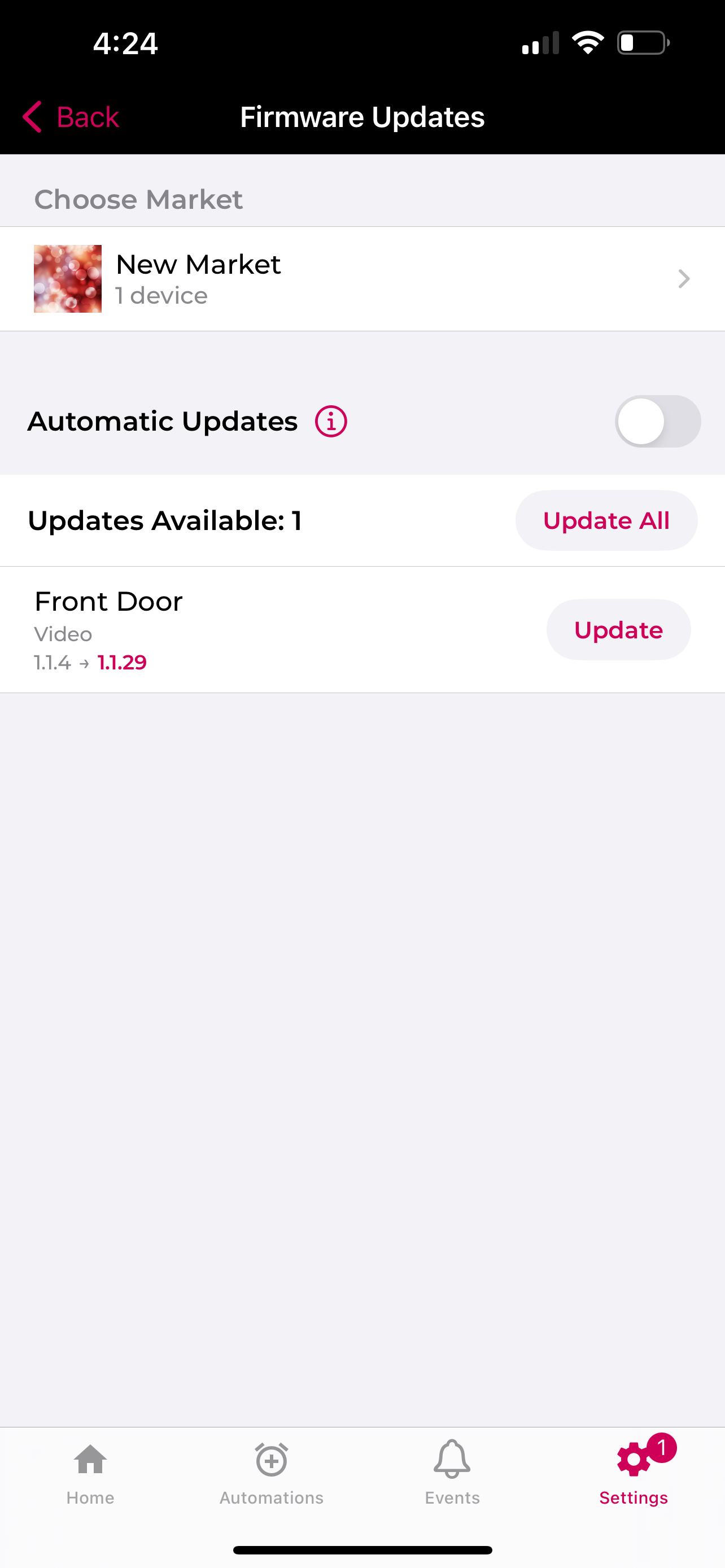 Update Firmware