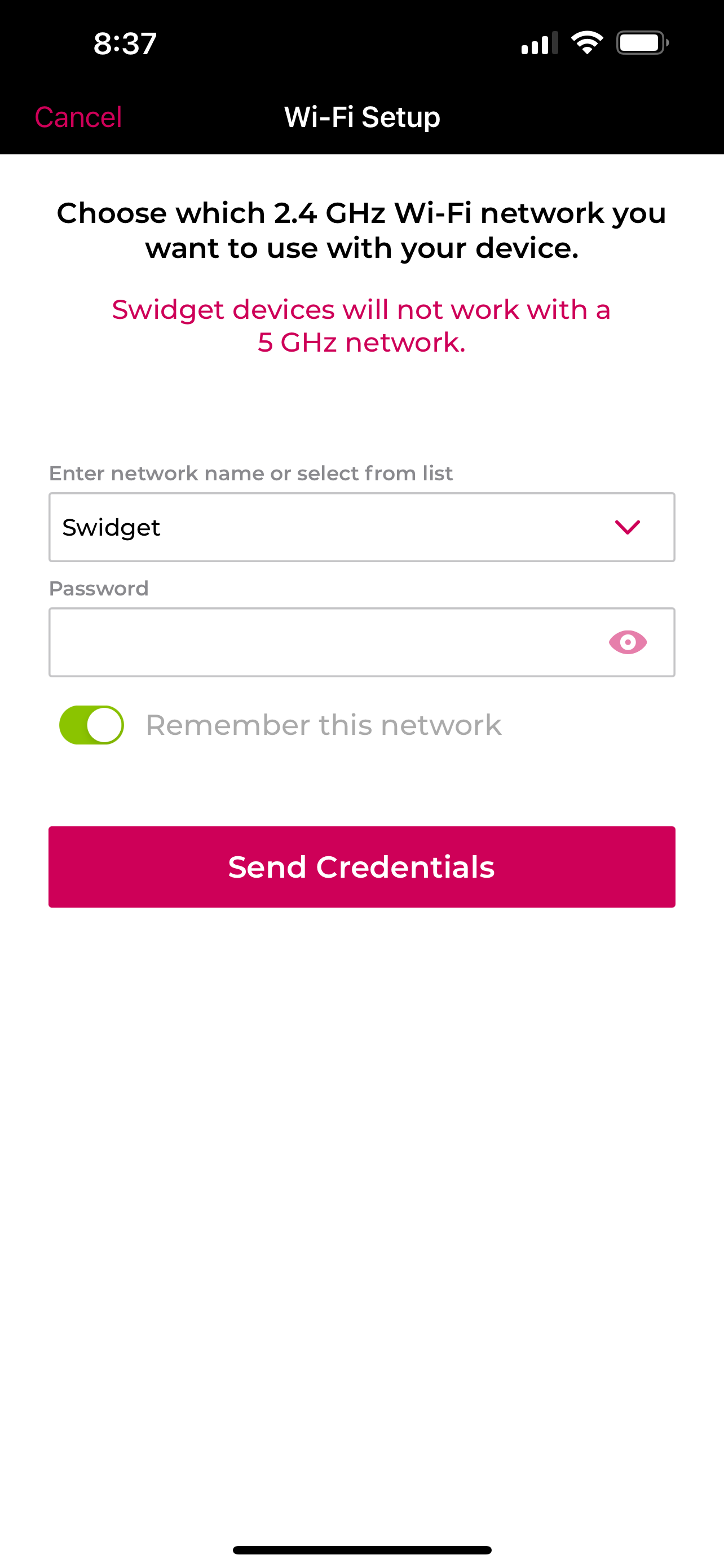 Wi-Fi Setup