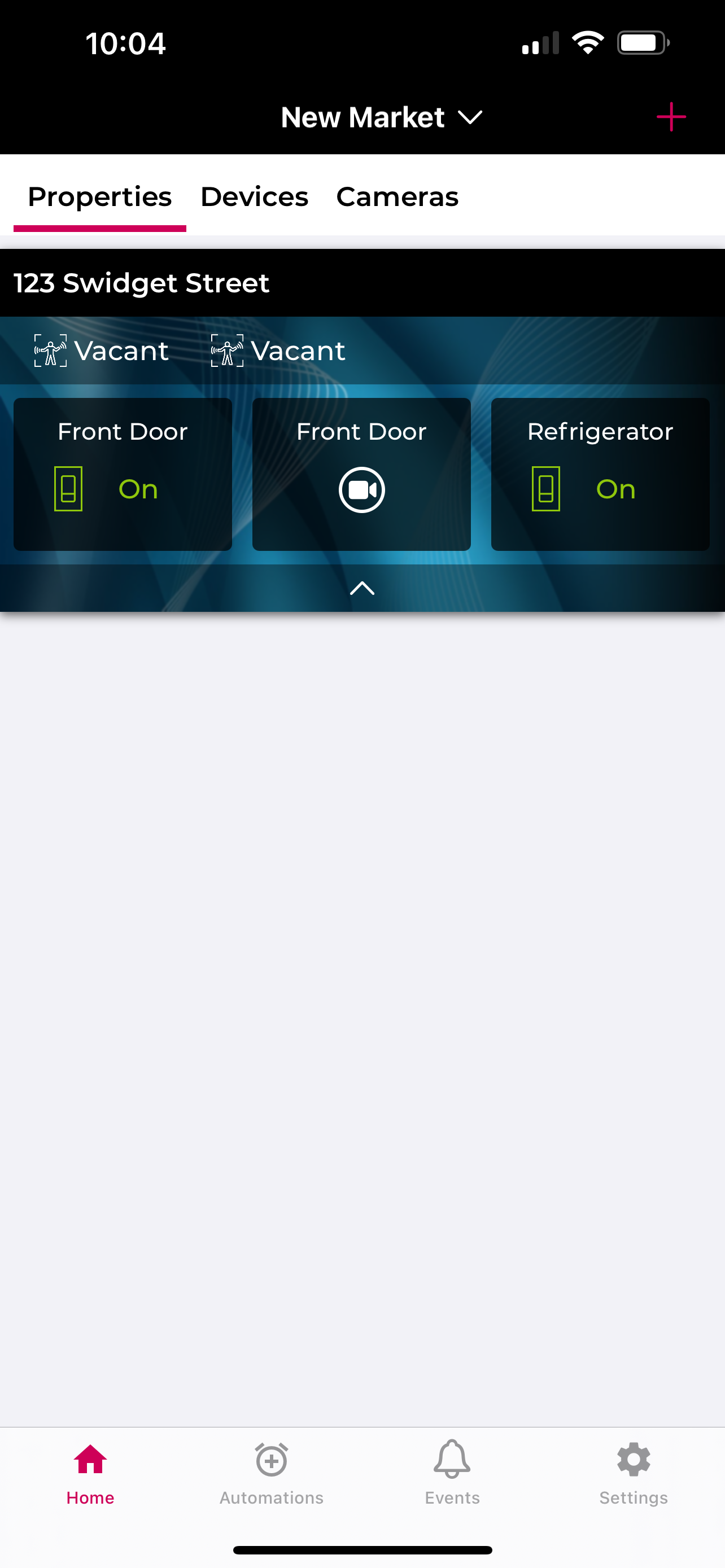 Home Screen