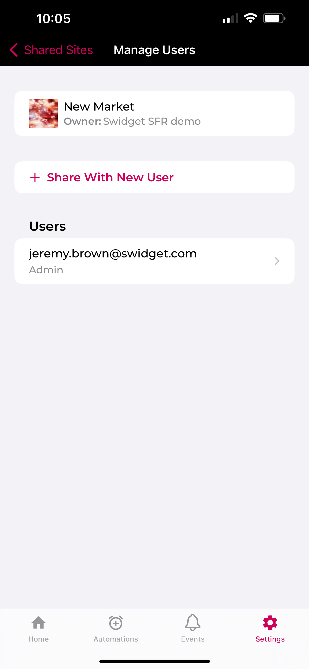 Manage Users